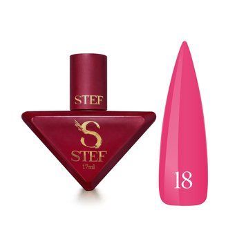 Rubber Base French(17 мл). №18 - Світло-рожева неонова SCB17-18 фото