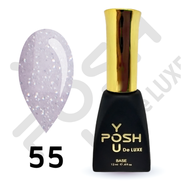 Cover Base - Без ТРО YOU POSH 12 ml. №55 - Світла сіра світловідбиваюча baseposh12055 фото