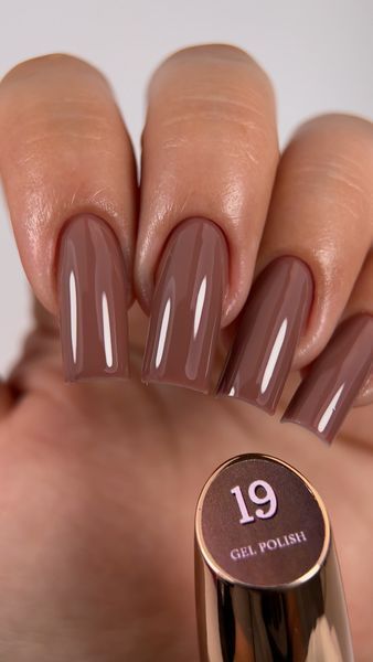 Гель лак - Без ТРО Steffani Color Gel polish №19 (9мл) - Теплий коричневий SGP09-19 фото