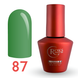 Гель лак - Без ТРО Roks 6 ml. №87 - Зелений фісташковий COLR87 фото
