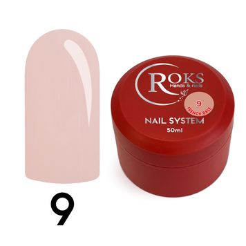 Cover Base - Без ТРО ROKS 50ml. №9 - Блідо-рожева CBR50009 фото