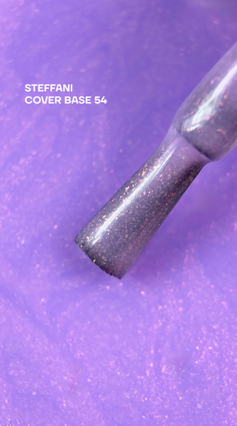 Rubber Base French(50 мл). №54 - Ніжно-лавандова з шимером SCB50-54 фото