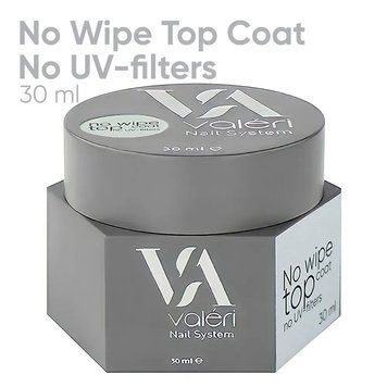 VALERI TOP NON WIPE NO UV FILTER (30 ml). Артикул: VTNW6nUV фото