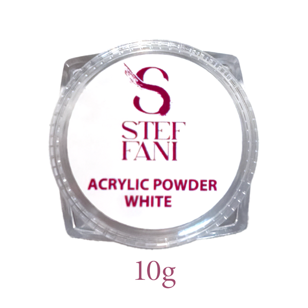 Acryl powder White №02 (10г) powdersteff2 фото