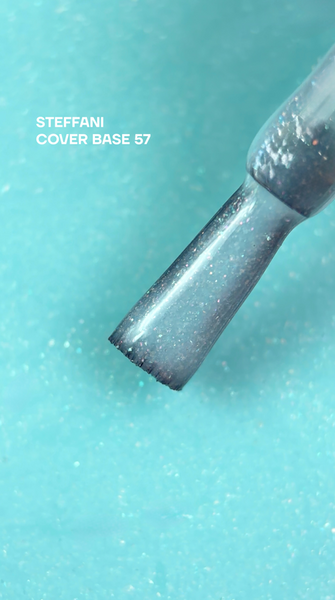 Rubber Base French(50 мл). №57 - Ніжно-бірюзова з шимером SCB50-57 фото